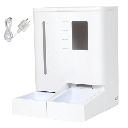 Pawz 2-in-1 Automatic Pet Cat Dog Feeder Water Set-2102558282198683656