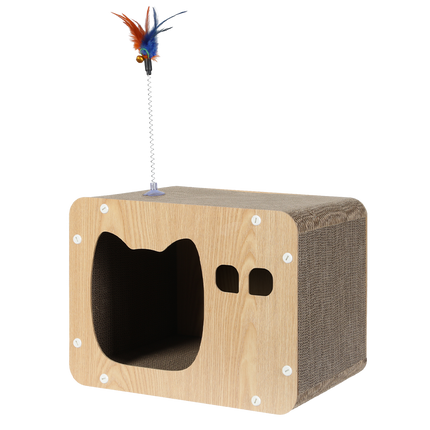 Pawz Cat Scratcher Board Scratching Cardboard-2102558103898820616