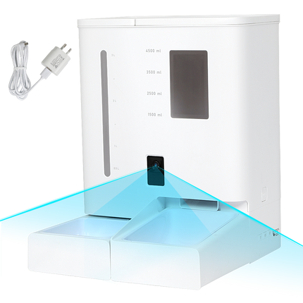 Pawz 2-in-1 Automatic Pet Cat Dog Feeder Water Set-2102558281997357064