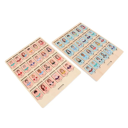 Wooden Guessing Game Board – Logical Thinking Training Toy for Kids