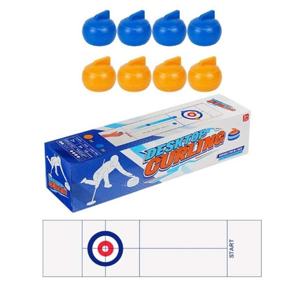 Funny Tabletop Mini Curling Game Portable Indoor Sports Toy for Kids & Adults
