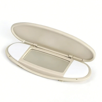 Sun Visor Vanity Mirror Cover Beige Gray for Mini R55 R56 R60 2007-2014