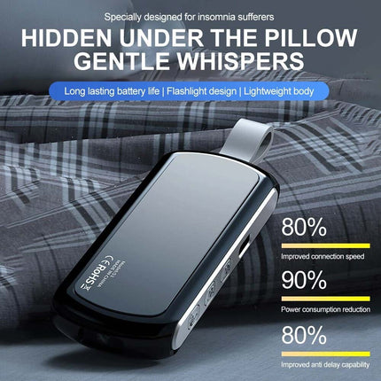 Under Pillow Bluetooth 5.2 Speaker, Rechargeable Sound Box for Travel