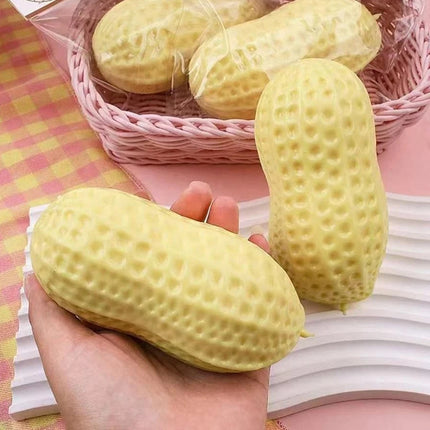 Peanut Silicone Squeeze Stress Relief Sensory Fidget Toy for Adults