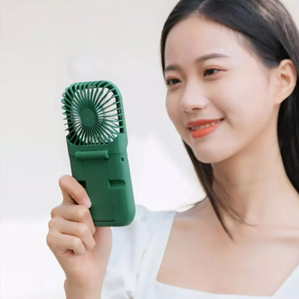 Mini Foldable Neck Fan, USB Rechargeable, Portable for Desk or Handheld Use