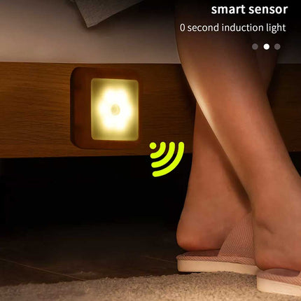 Battery 6LED Motion Sensor Night Light for Indoor Closet Cabinet Wall