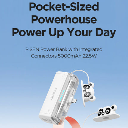 22.5W Mini 5000mAh Cable-Free Power Bank, CCC Certified