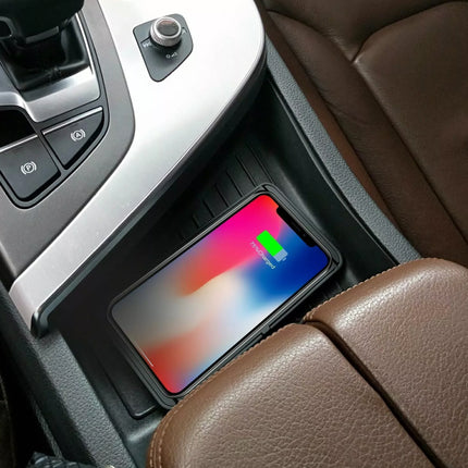 Car Wireless Fast Charging Mat Non-Slip Pad Holder with 1M Cable