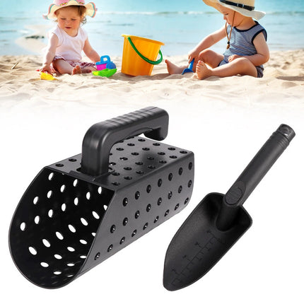 Beach Digging Metal Detector Sand Scoop Shovel Set Filter Tool Convenient