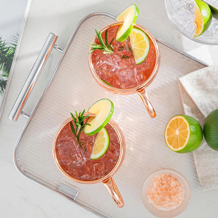 530ML Pure Copper Mug for Moscow Mule, Coffee, Beer & Cocktail at Home