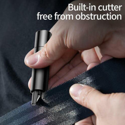 Baseus 2-in-1 Emergency Escape Tool: Car Safety Hammer & Seat Belt Cutter for Life Saving, Break Glass in Emergencies