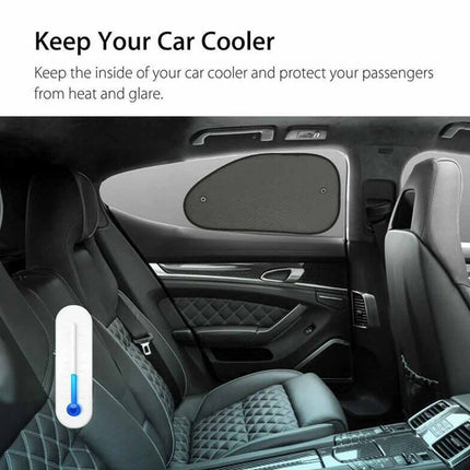2Pcs Car Sun Shade Mesh – Max UV Block for Front/Rear Window & Kids