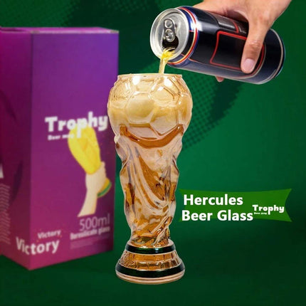 2026 World Cup Trophy Beer Glass - Iridescent Football Bar Mug Decor