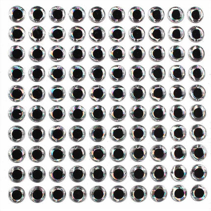 100Pcs 3D Holographic Fish Eyes for Lure Fly Tying Jigs Crafts Dolls