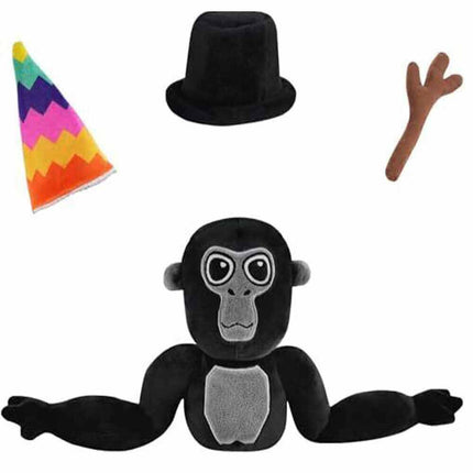 Short Plush Gorilla Monkey Stuffed Animal Toy Doll Gift for Kids