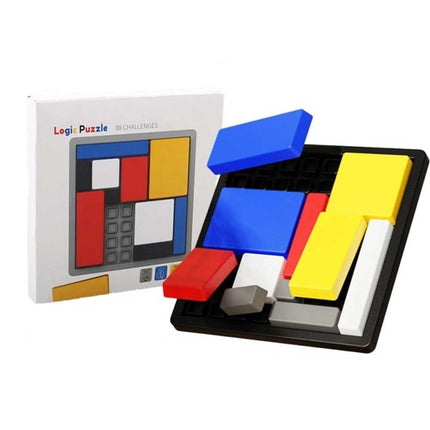 88 Challenges Logic Puzzle Brain Teaser Game 4 Difficulty Levels for Kids & Adults