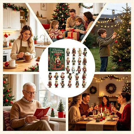 2026 Nutcracker Advent Calendar 24-Day Christmas Countdown 2D Acrylic Gift