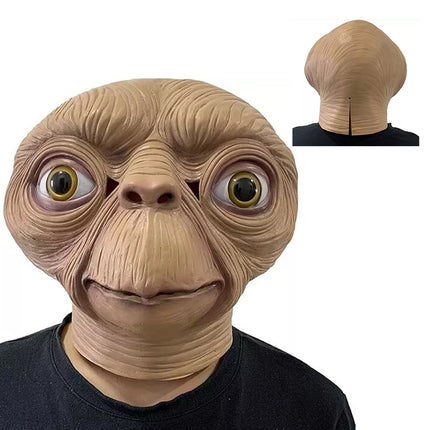 Realistic Latex ET Alien Mask Costume for Party Cosplay & Fancy Dress