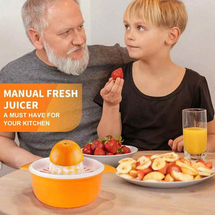 Manual Citrus Juicer Lemon Squeezer 250ml Kitchen Press Pro