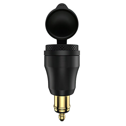 Motorcycle Dual USB Charger Hella DIN Type-C Plug Socket for BMW Ducati