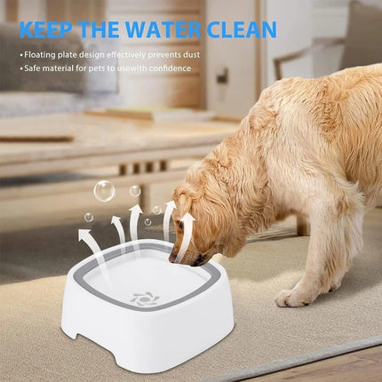 1.5L Non Spill Dog Water Bowl, Splash Proof & Anti Slip for Car or Home
