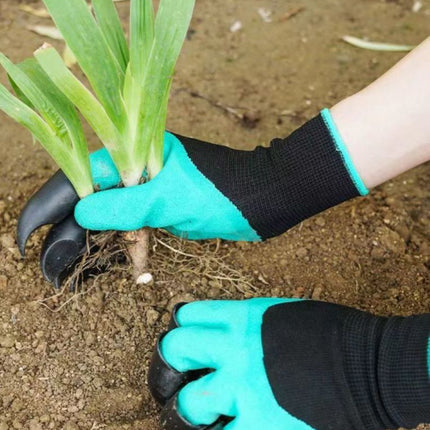 Anti-Slip Gardening Gloves with Claws Wear-Resistant Waterproof for Planting