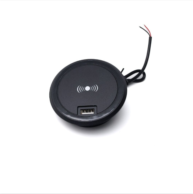12V Wireless Fast Charger for Caravan, Motorhome, RV & Boat - 15W Qi Charging Pad with USB Ports | Car Accessories