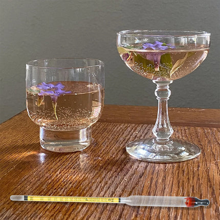 Triple Scale Alcohol Hydrometer & Test Jar for Home Brew Wine
