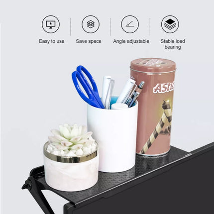 30CM Adjustable TV Computer Rack, Top Shelf Multifunction Storage