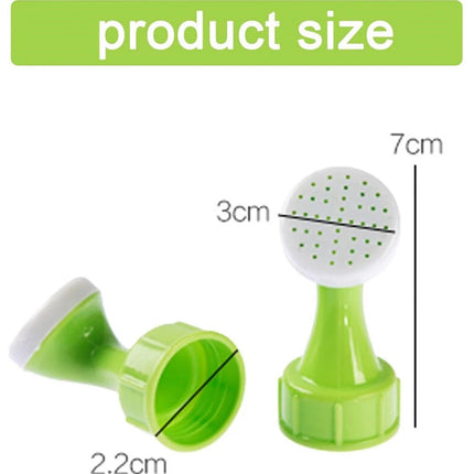 2X Bottle Top Sprinkler DIY Plastic Watering Can for Plant Seedling Irrigation