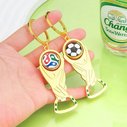 2PCS Mini 2026 FIFA World Cup Keychain Football Pendant Bottle Opener for Soccer Fans Gift