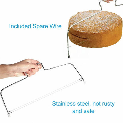 Adjustable 304 Stainless Steel Slicer for Bread, Toast & Cake