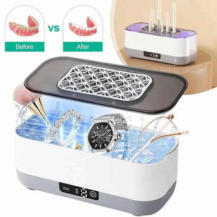Rechargeable Ultrasonic Cleaner Machine for Watch Jewellery & Glasses