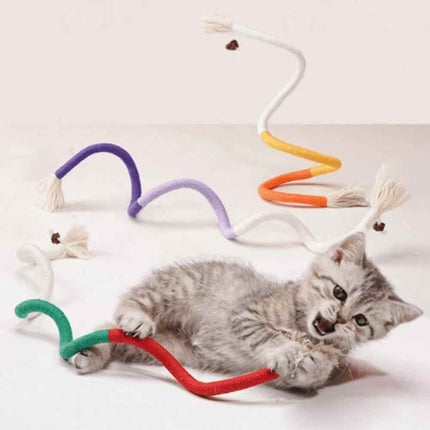 Interactive Catnip Rope & Plush Toy – Teeth Cleaning for Kittens