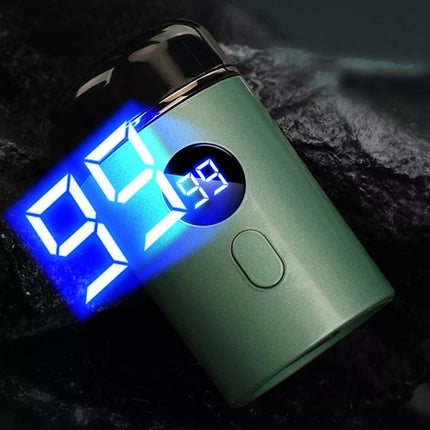 Mini USB Rechargeable Electric Razor for Men with Digital Display Portable