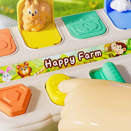 Montessori Pop-Up Animals Toy Interactive Sensory Toy for Toddlers