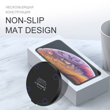 30W Fast Wireless Charging Pad for iPhone 12-14 & Samsung S23+ / S24+
