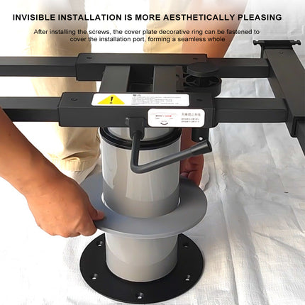 Adjustable Height Table Pedestal with 360° Swivel – for Boat, RV & Caravan