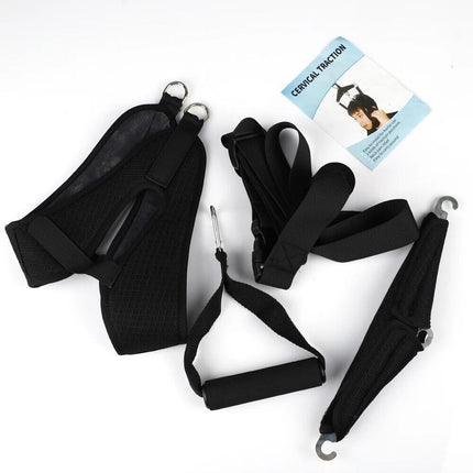 Adjustable Neck Traction Device – Comfortable Head Hammock for Pain Relief