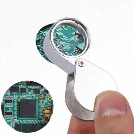 10X/20X/30X Jewelers Loupe Magnifier – Pocket LED Loop for Jewelry