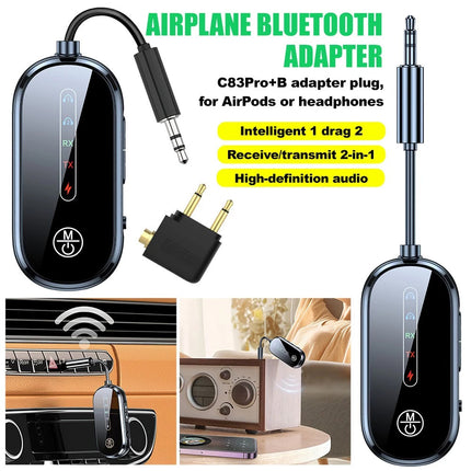Airplane Bluetooth Adapter for AirPods & Headphones