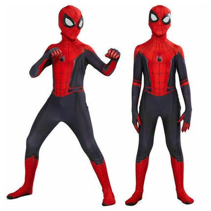 Kids Boys Spider-Man Far From Home Zentai Cosplay Costume Suit