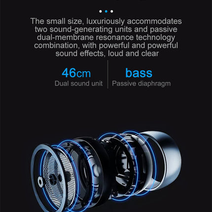 Portable Bluetooth Speaker, Mini Wireless USB for Outdoor & TF Card