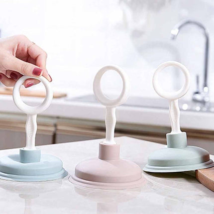 Compact Mini Toilet Plunger Sink Drain Unblocker for Bathroom & Kitchen