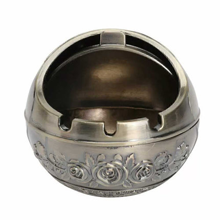 Decorative Lid Ashtray 8CM – Cigarette Holder for Car & Home