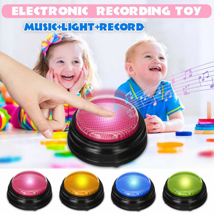 4X Recordable Talking Button Set for Dog Training & Communication