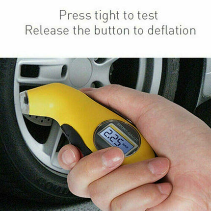 Digital Tire Pressure Gauge | Precision PSI Meter for Car, Bike & Truck | Backlit LCD