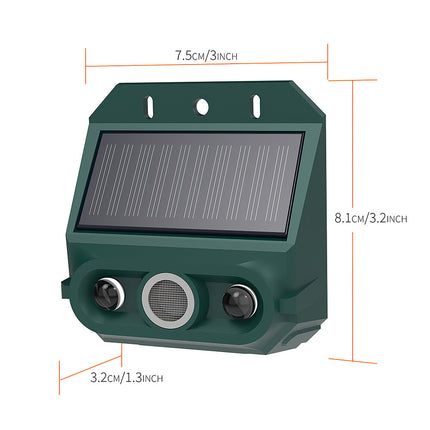 Ultrasonic Pest Repeller for Cat, Dog, Fox – Motion Sensor Deterrent
