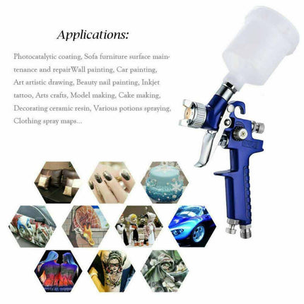Mini HVLP Air Spray Gun | for Automotive Touch-Up Paint & Spot Repair | Car Detailing Tool