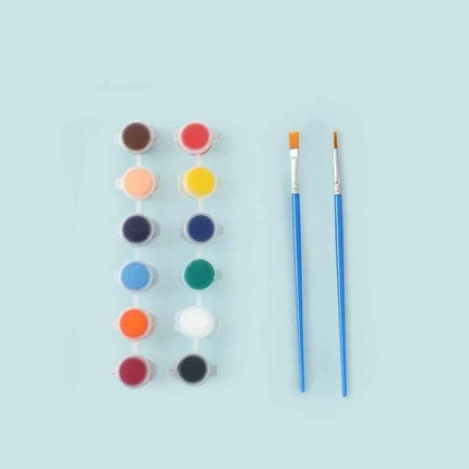 10-Pack Paint Your Own Bear Decorations Arts & Crafts DIY Kit for Kids Family